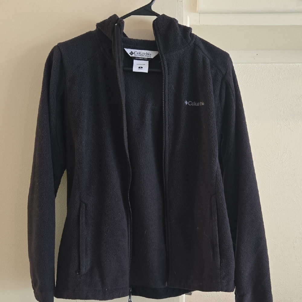 Columbia Black Full-Zip Fleece Jacket